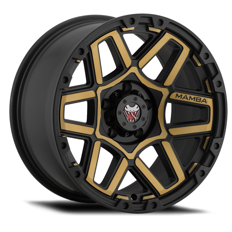 Mamba M23 20x9 6x139.7 ET12 Matte Black w/ Bronze Face