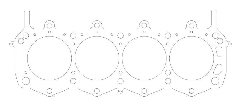 Cometic Ford Man-O-War 4.155in Bore .040 inch MLS-6 Bolt 10 Degree Head Gasket