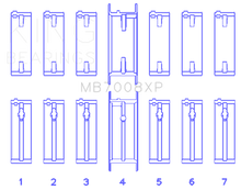 Load image into Gallery viewer, King Engine Bearings Nissan 2.5L RB25DET 24V (Size .025) Performance Main Bearing Set