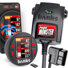 Load image into Gallery viewer, Banks Power Pedal Monster Kit TE Connectivity MT2 6 Way With iDash Data Pro