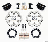 Wilwood GP320 Front Kit Top Mount 10.50in SuperAlloy Vntd Rtr Asph Midget