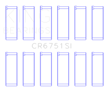 Load image into Gallery viewer, King Engine Bearings 97-07 Ford 2.5L/2.9L/3.0L (Size STD) Rod Bearing Set