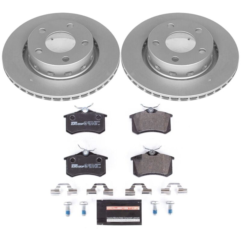 Power Stop 02-04 Audi S6 Rear Euro-Stop Brake Kit