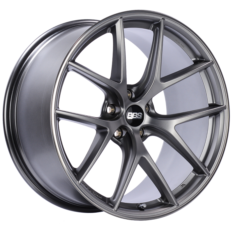 BBS CI-R 20x10.5 5x120 ET35 Platinum Silver Polished Rim Protector Wheel -82mm PFS/Clip Required