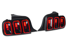 Load image into Gallery viewer, Raxiom 05-09 Ford Mustang Gen5 Tail Lights- Black Housing (Smoked Lens)