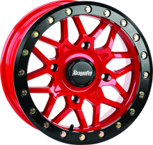 Load image into Gallery viewer, DragonFire Racing Typhon Wheel 14X7 4/156 5+2 +10 Machined Red