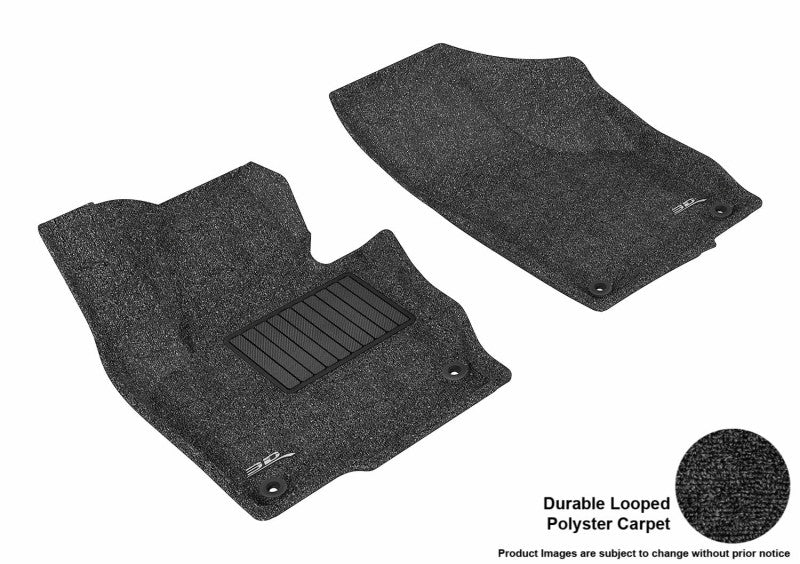 3D MAXpider 2009-2019 Volkswagen Tiguan/Tiguan Limited Classic 1st Row Floormat - Black