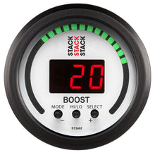 Load image into Gallery viewer, Autometer Stack 52mm -1 to +2 Bar (-30INHG to +30 PSI) Boost Controller - White