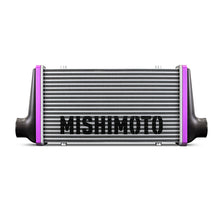 Load image into Gallery viewer, Mishimoto Universal Carbon Fiber Intercooler - Gloss Tanks - 600mm Black Core - C-Flow - BL V-Band