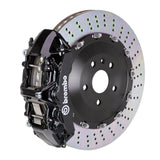 Brembo 25+ BMW X3 30 xDrive/BMW X3 M50 xDrive Fr GT BBK 6 Pist Cast 405x34 2pc Rotor Drilled - Black