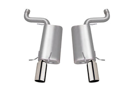Gibson 06-08 Cadillac STS V 4.4L 2.5in Axle-Back Dual Exhaust - Stainless