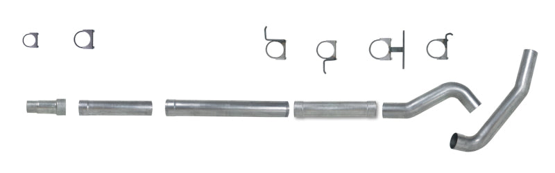 Diamond Eye KIT 5in Catback MFLR RPLCMENT PIPE Single AL: 94-97 FORD 7.3L F250/F350 PWRSTROKE