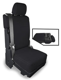PRP 2015+ Ford F150 / 2017+ Super Duty Center Jump Seat Cover w/ Upper Console - Black