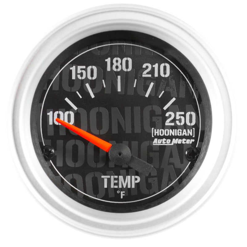 Autometer Hoonigan 52mm 100-200 Deg F Full Electronic Water Temp Gauge