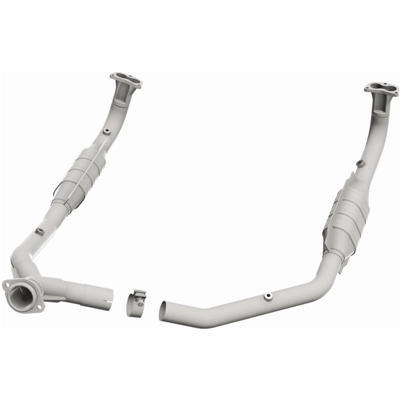 MagnaFlow Conv DF 97 Land Rover Defender 90 4.0L Y-Pipe Assy / 96-99 Discovery 4.0L Y-Pipe Assy