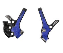 Load image into Gallery viewer, Acerbis 22+ Yamaha YZ85 Frame Guards- X-Grip - Black/Blue