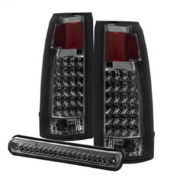 xTune Yukon Denali 99-00 LED Tail Lights w/ 3rd LED Brake Light Smoked ALT-JH-CCK88-LED-SET-SM