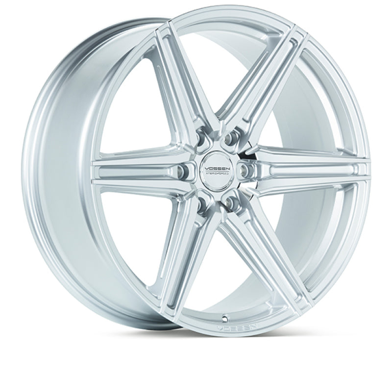 Vossen HF6-2 20x9.5 / 6x139.7 / ET15 / Deep Face / 106.1 - Silver Polished Wheel