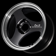 Load image into Gallery viewer, Advan ONI2 14x6.5 / +38 Offset / 4-100 / 63mm Bore / Machining &amp; Black Gunmetallic