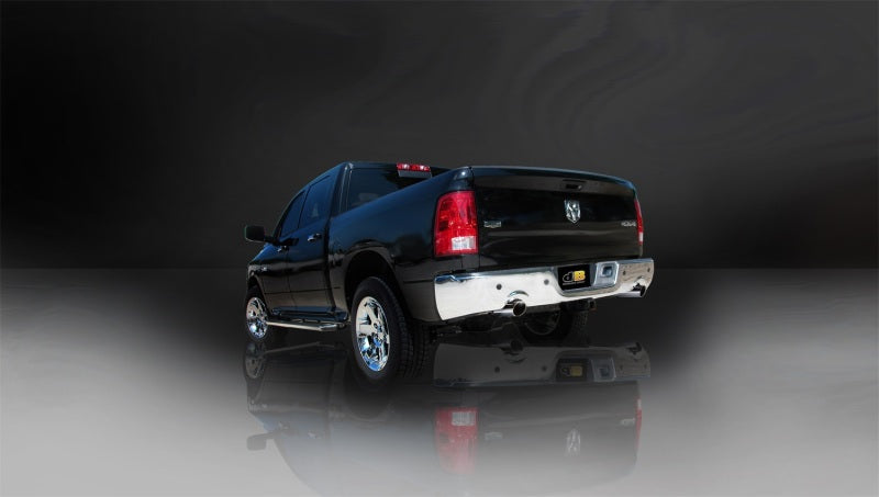 Corsa 2009-2019 -14 Dodge Ram Quad Cab/Short Bed 1500 4.7L V8 Polished Sport Cat-Back Exhaust