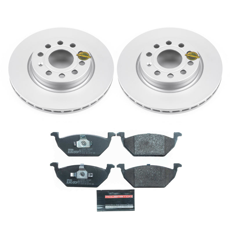 Power Stop 11-15 Volkswagen Jetta Front Euro-Stop Brake Kit