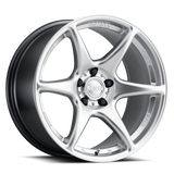 Kansei K11S Tandem 18x9in / 5x114.3 BP / 12mm Offset / 73.1mm Bore - Hyper Silver Wheel