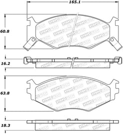 StopTech Street Brake Pads - Front