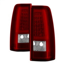 Load image into Gallery viewer, xTune Chevy Silverado 1500/2500/3500 99-02 / Version 3 Tail Lights Red Clear ALT-ON-CS99V3-LBLED-RC