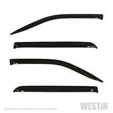 Load image into Gallery viewer, Westin 2019 RAM 1500 Crew Cab (Non Classic) Wade Slim Wind Deflector 4pc - Smoke