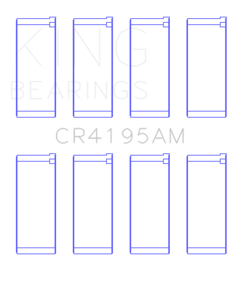 King Engine Bearings 95-02 Chrysler L4 2.0L/122 (Size +0.5) Rob Bearing Set