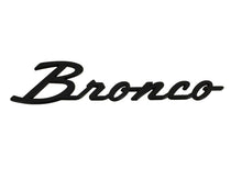 Load image into Gallery viewer, Ford Racing 21-24 Bronco Classic Script Fender Badge Kit - Gloss Black