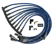 Load image into Gallery viewer, Moroso Chevrolet Small Block Ignition Wire Set - Ultra 40 - Unsleeved - HEI - Over Valve - Blue