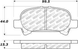 StopTech Street Select Brake Pads - Rear
