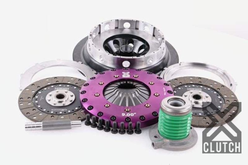 XClutch 18-24 Ford Mustang GT 5.0L 9in Triple Solid Organic Clutch Kit