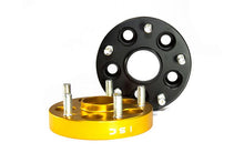 Load image into Gallery viewer, ISC Suspension Nissan 5x114.3 Hub Centric (66 Hub Bore) Wheel Spacers 15mm Black (Pair)
