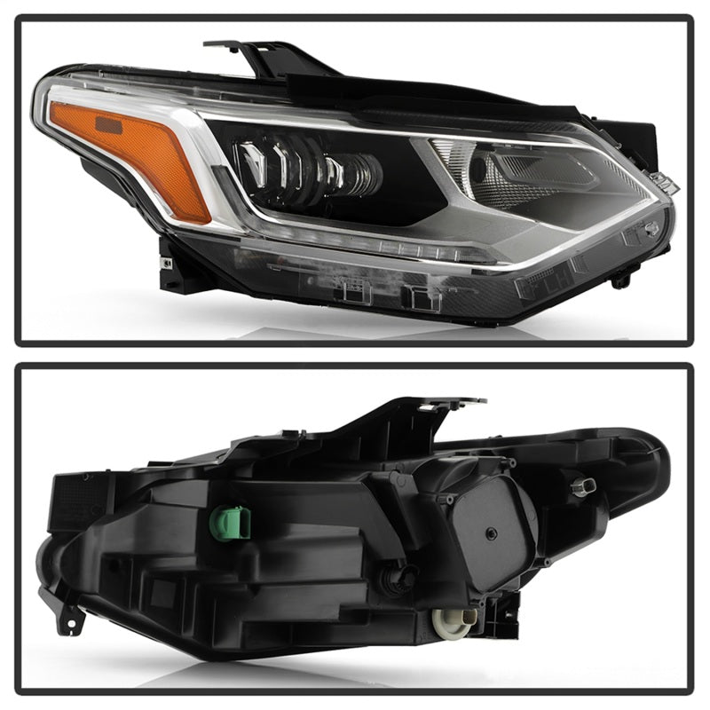 SPYDER 18-21 Chevy Traverse Full LED (Signal / Side Marker Halogen) Headlight - OE Right