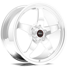 Load image into Gallery viewer, Weld S71 17x9 / 5x5 BP / 6.2in. BS Polished Wheel 3.1 ID (High Pad) - Black Single-Beadlock