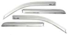 Load image into Gallery viewer, AVS 13-18 Ford Fusion Ventvisor Outside Mount Front &amp; Rear Window Deflectors 4pc - Chrome