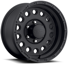 Raceline 887B Rock Crusher 16x8in / 8x170 BP / -20mm Offset / 130.81mm Bore - Satin Black Wheel
