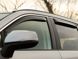 WeatherTech 08-20 Dodge Grand Caravan Front&Rear Side Window Deflectors - Dark Tint