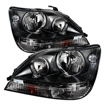 Load image into Gallery viewer, Xtune Lexus Rx300 99-03 Halogen Only (Bulbs Not Included) Crystal Headlights Black PRO-JH-LRX99-BK