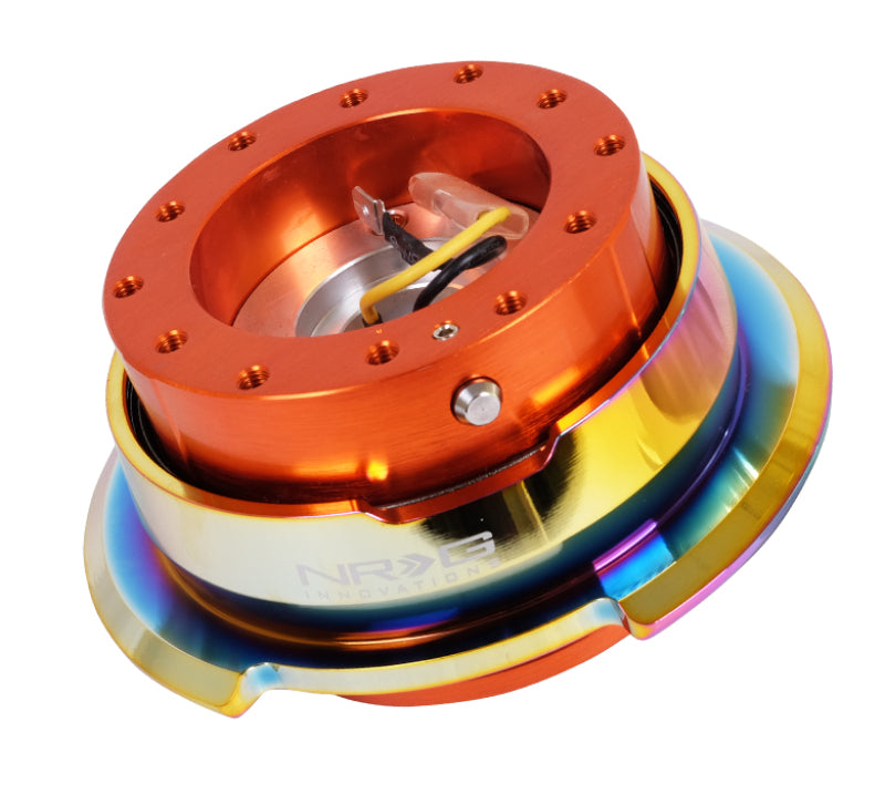 NRG Quick Release Gen 2.8 - Orange Body / Neochrome Ring