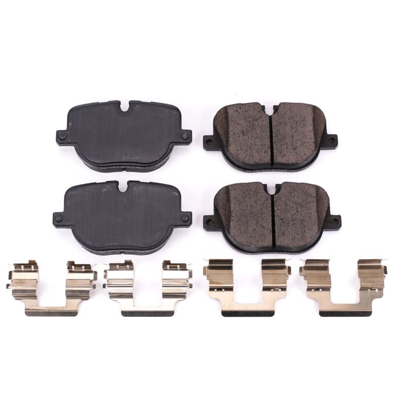 Power Stop 10-12 Land Rover Range Rover Rear Z17 Evolution Ceramic Brake Pads w/Hardware