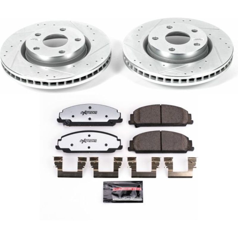 Power Stop 08-09 Pontiac G8 Front Z26 Street Warrior Brake Kit