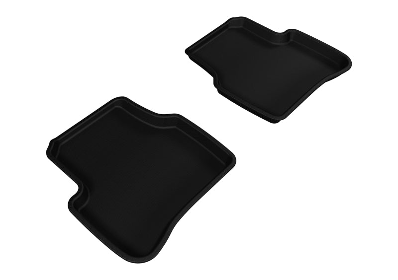 3D MAXpider 2006-2010 Volkswagen Passat Kagu 2nd Row Floormats - Black