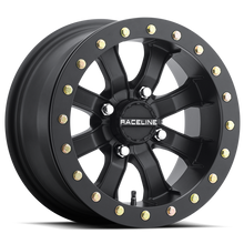 Load image into Gallery viewer, Raceline A71B Mamba 14x8in / 4x156 BP / 0mm Offset / 132.5mm Bore - Satin Black Beadlock Wheel