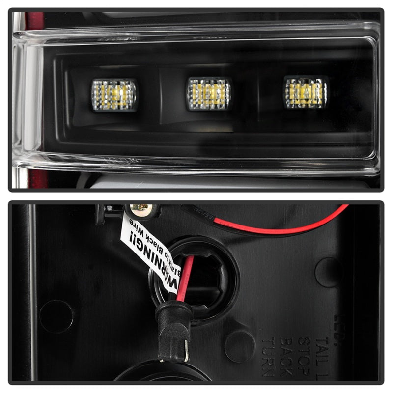 Spyder 16-17 Toyota Tacoma LED Tail Lights - Black (ALT-YD-TT16-LED-BK)