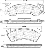 StopTech Street Brake Pads - Rear