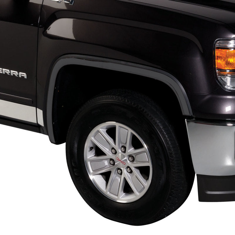 Putco 14-15 GMC Sierra LD - Full Blk Platinum Fender Trim (Replaces or Fits on Top of OEM Trim)