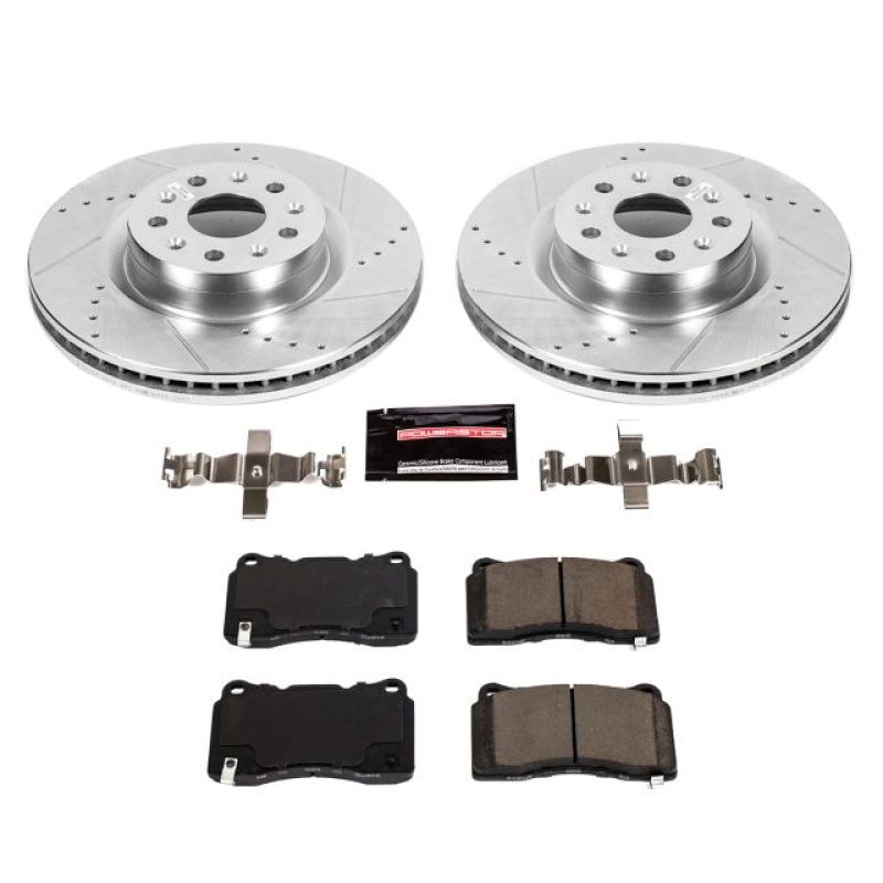 Power Stop 16-17 Cadillac CT6 Front Z23 Evolution Sport Brake Kit